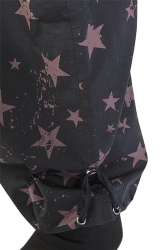 red-by-emp-stoffhose-damen-schwarz-sterne-print-s-taschen image 8