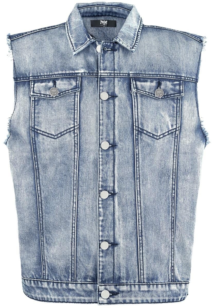 black-premium-by-emp-jeansweste-herren-m-rmellos-blau image 1
