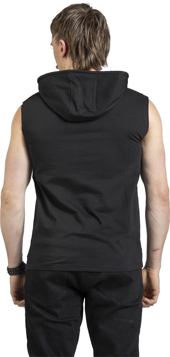 red-by-emp-hooded-tank-herren-tank-top-schwarz-kapuze image 5