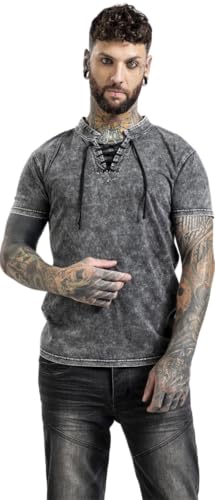 black-premium-by-emp-t-shirt-schn-rung-sen-schwarz-gr-l image 7