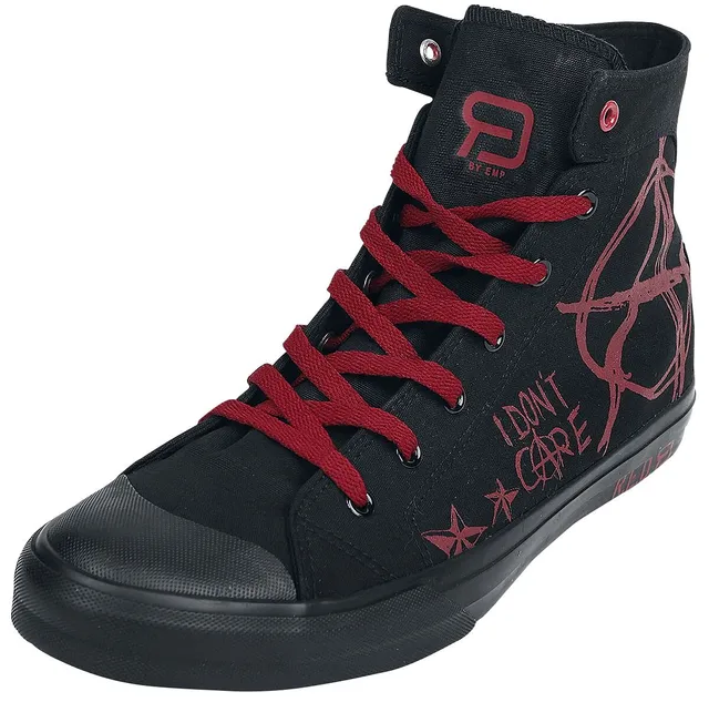 red-by-emp-sneaker-schwarz-rot-mit-print-eu-36 image 1