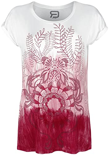 red-by-emp-mandala-t-shirt-damen-wei-rot-print image 6