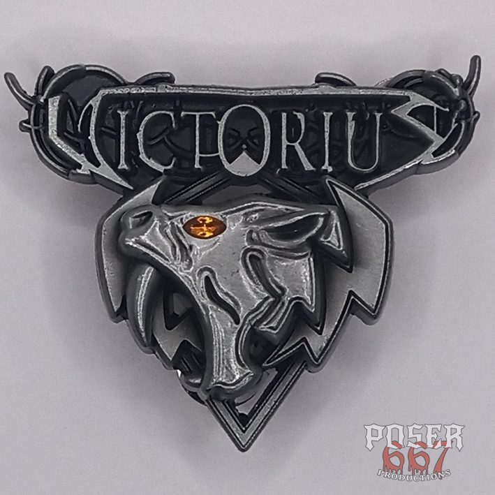 victorius-sabretooth-pin-antik-silber-rotes-auge-4-5-cm image 1