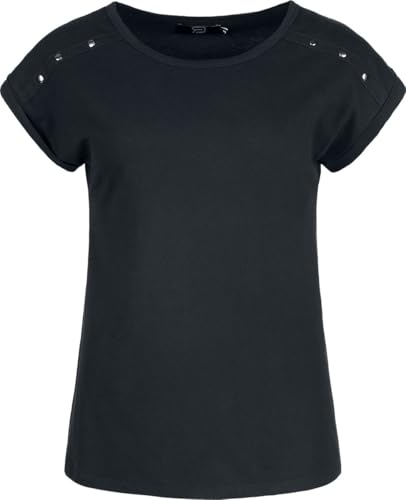 red-by-emp-t-shirt-schwarz-nieten-schulter-festival image 6
