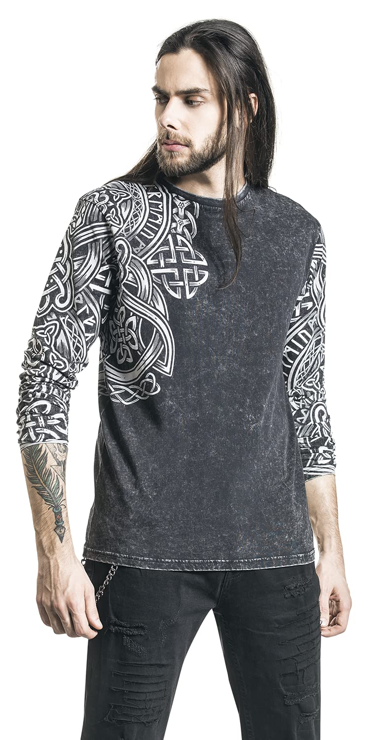 black-premium-by-emp-longsleeves-schwarzes-langarmshirt-l image 5