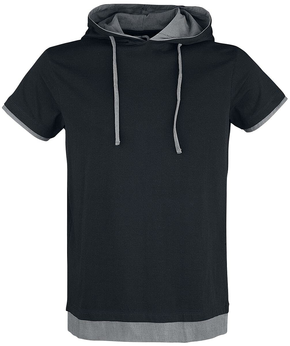 red-by-emp-kapuzen-t-shirt-herren-schwarz image 1