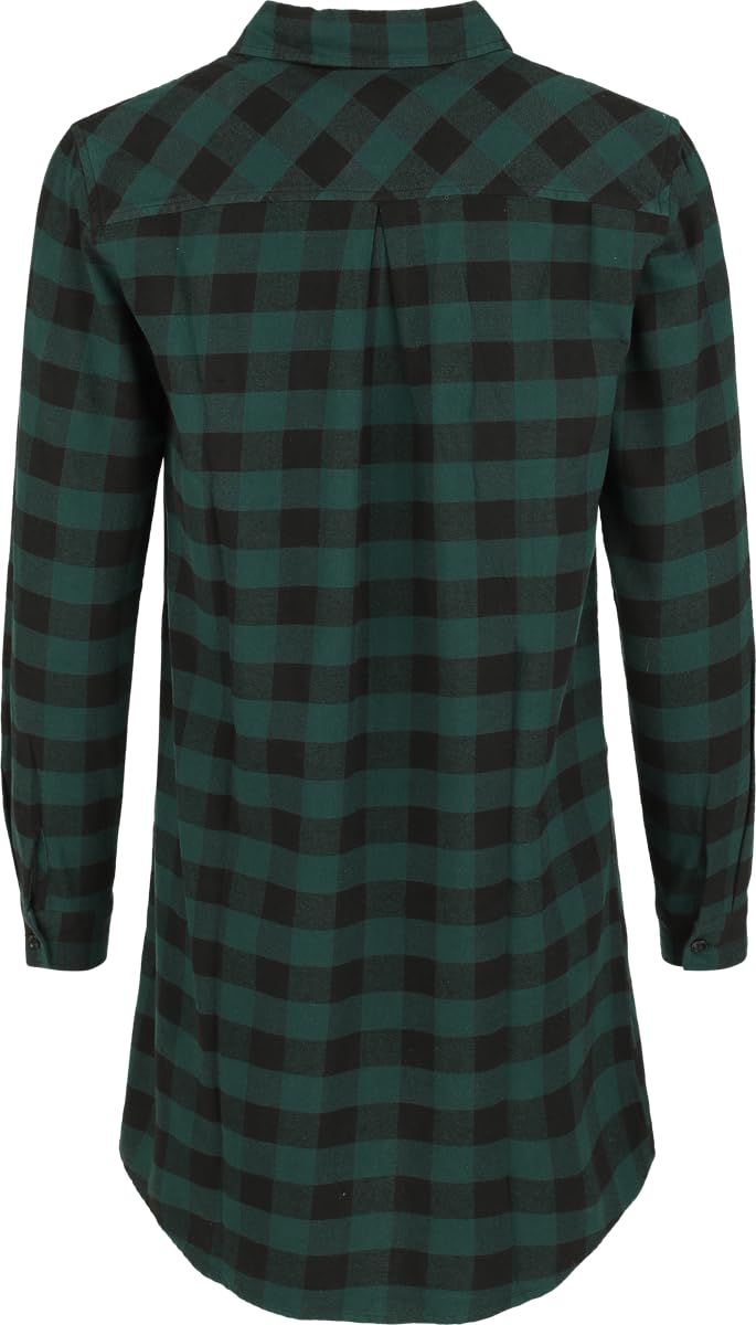 red-by-emp-damen-bluse-schwarz-gr-n-hemdkragen-gr-e-l image 2