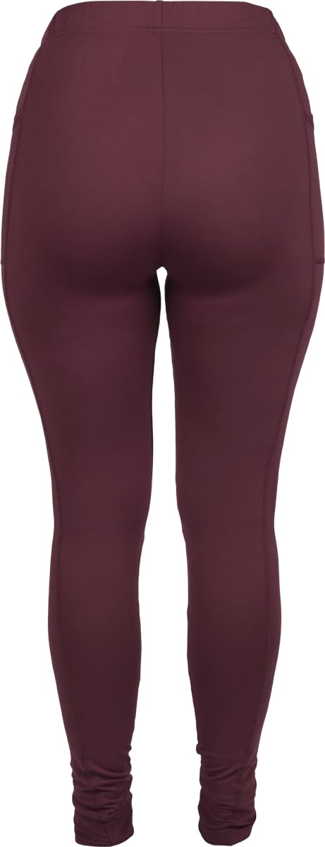 red-by-emp-damen-leggings-bordeaux-mit-taschen-gr-e-m image 3