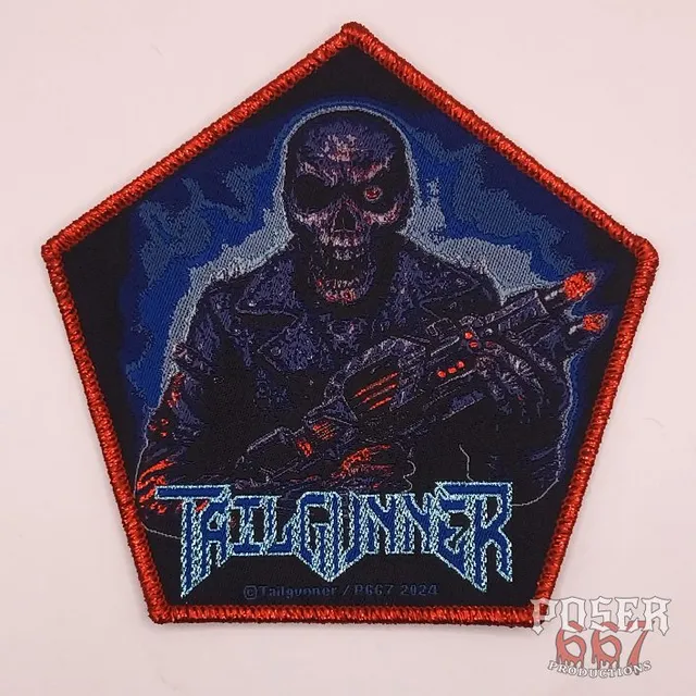 tailgunner-guns-for-hire-patch-aufn-her-gewebt-9-5-cm image 1