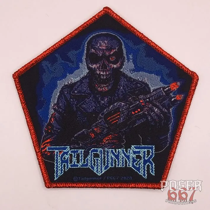 tailgunner-guns-for-hire-patch-aufn-her-gewebt-9-5-cm image 1