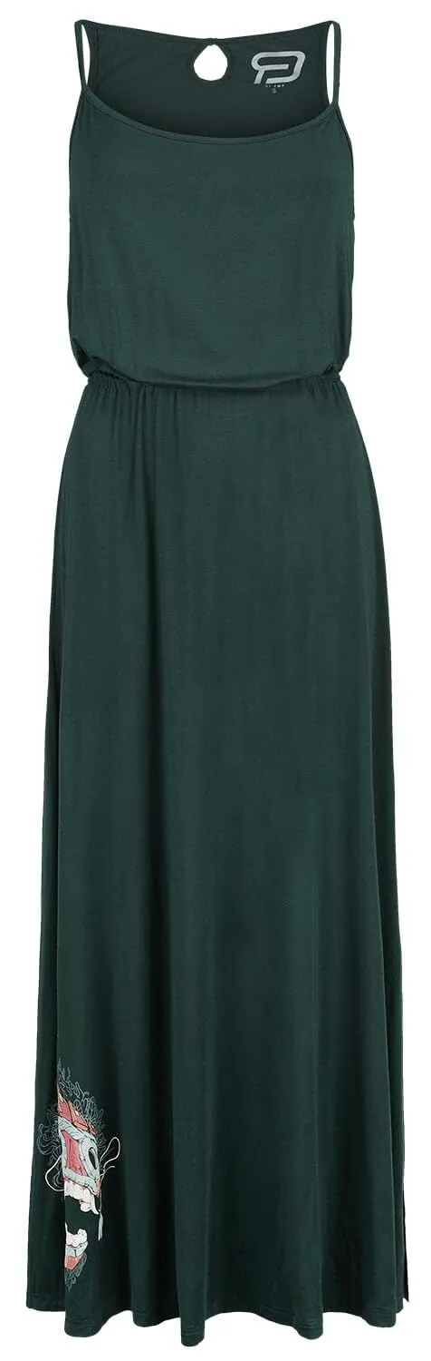 red-by-emp-kleid-dunkelgr-n-taillenraffung-gr-e-s image 1