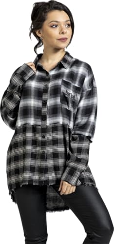 black-premium-by-emp-pagan-roots-flanellhemd-damen-schwarz-gr-m image 8