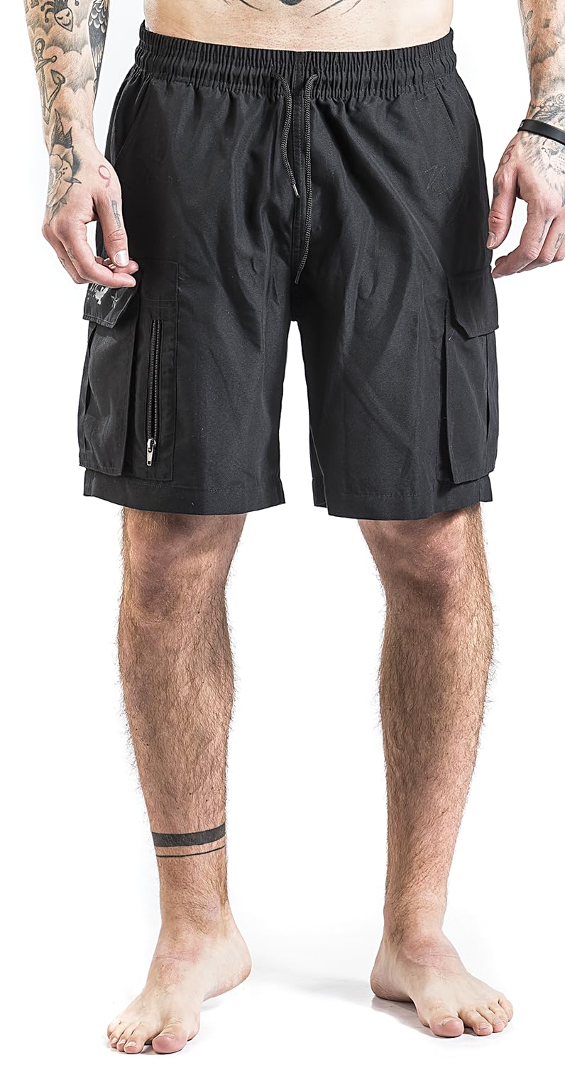 black-premium-by-emp-badehose-herren-schwarz-3xl-netz image 5