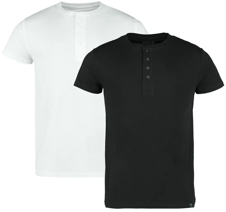 black-premium-by-emp-herren-t-shirts-2er-schwarz-wei-gr-m image 1