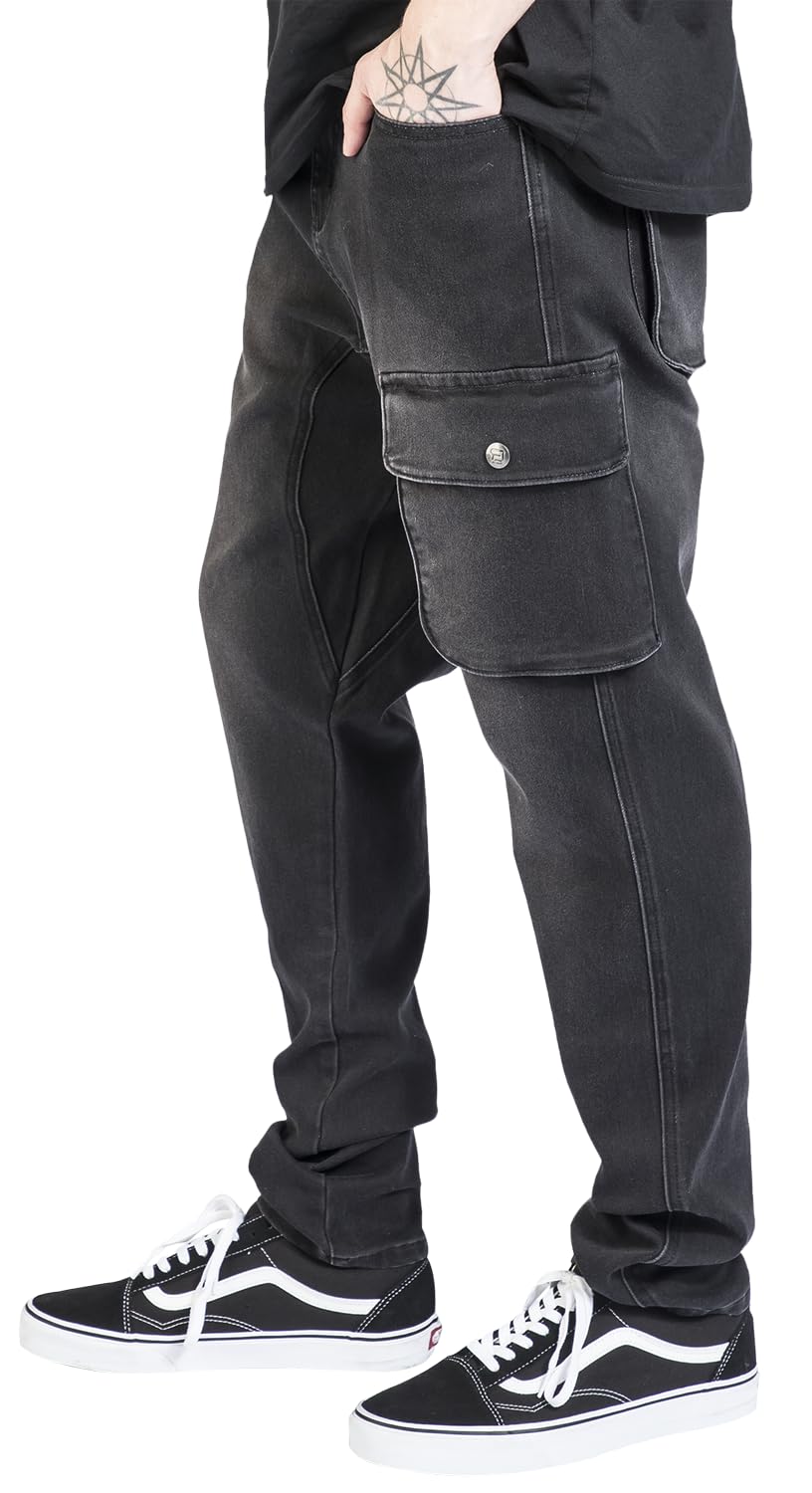 red-by-emp-baggy-jeans-herren-schwarz-grau-waschung image 6