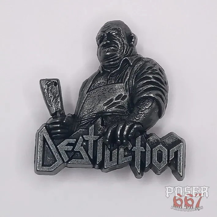 poser667-3d-pin-destruction-mad-butcher-pin-antik-bronze image 1