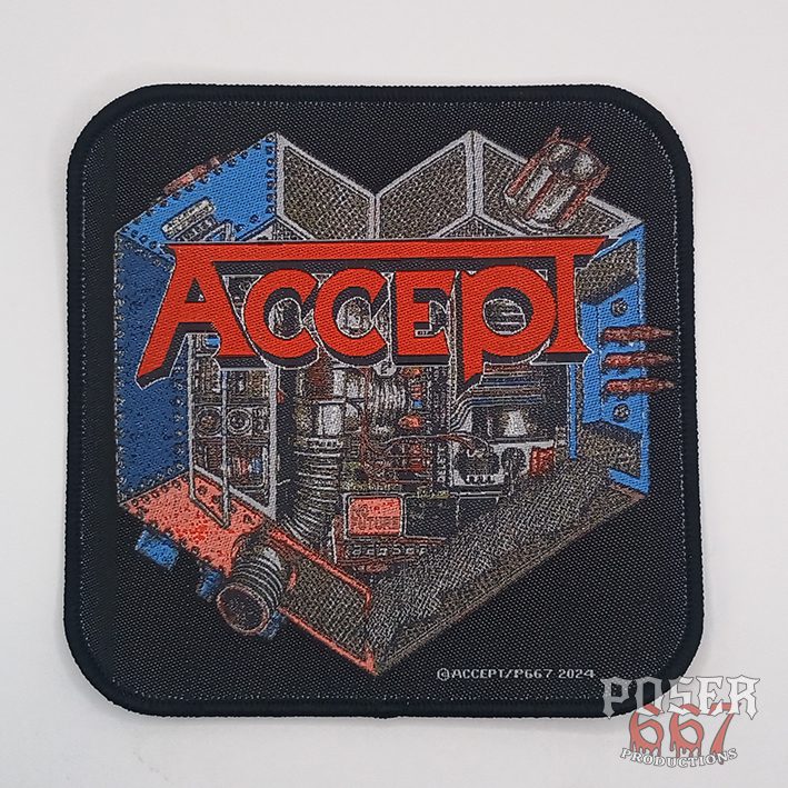 poser667-productions-accept-metal-heart-patch-schwarz-9-5cm image 1