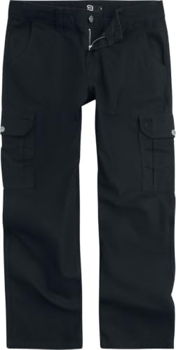 red-by-emp-hosen-herren-cargohose-schwarz-straight-fit-gr-e-l image 4