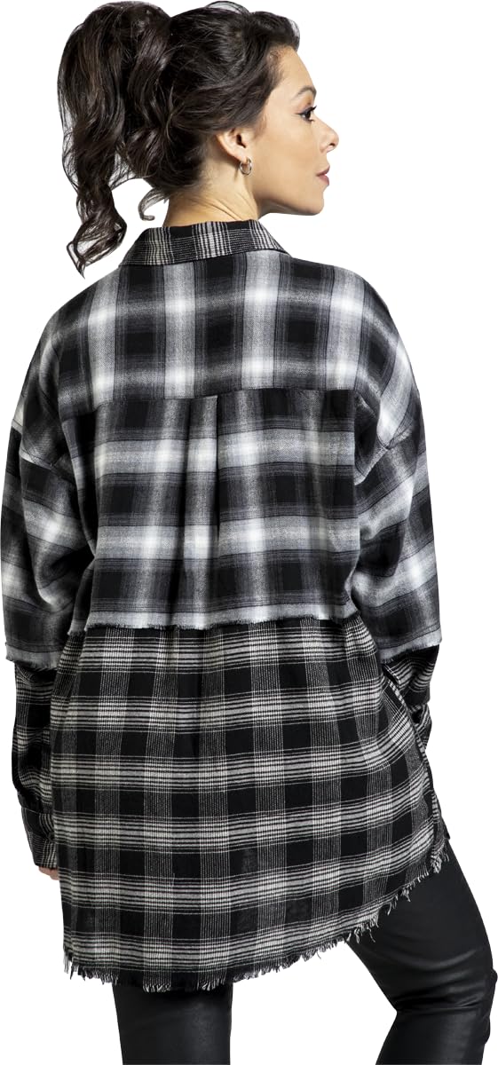 black-premium-by-emp-pagan-roots-flanellhemd-damen-schwarz-gr-m image 6