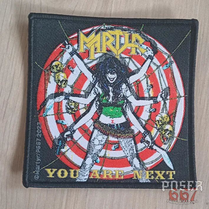 martyr-you-are-next-patch-aufn-her-9-cm-schwarzer-rand image 1