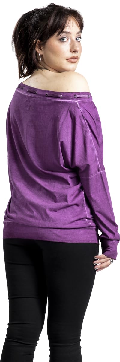 red-by-emp-fast-and-loose-langarmshirt-lila-gr-e-m image 7