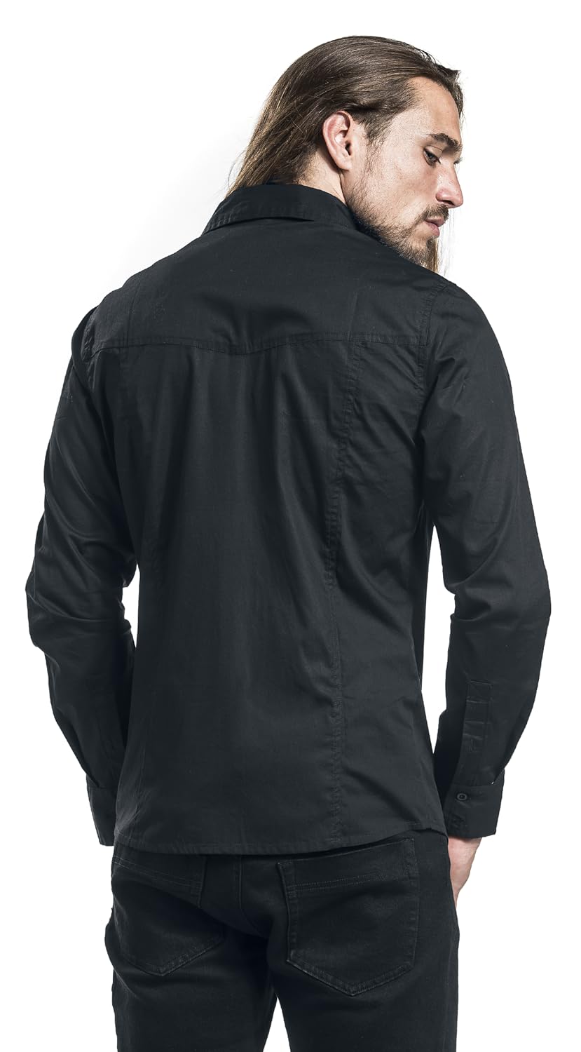 black-premium-by-emp-herren-hemd-schwarz-basic-gr-xxl image 7