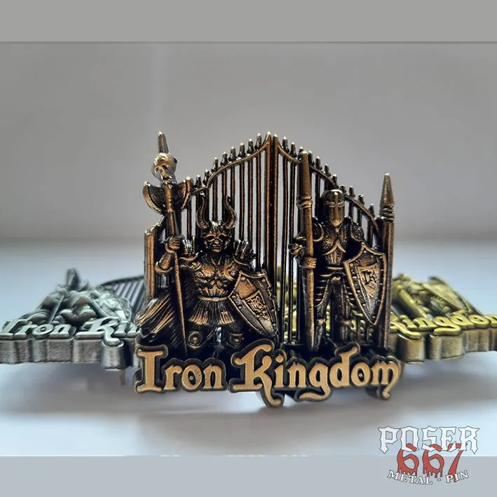 poser667-productions-iron-kingdom-gates-of-eternity-3d-pin-5-5-cm image 1