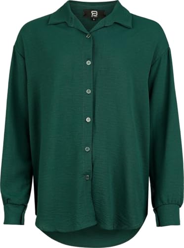 red-by-emp-basic-bluse-damen-khaki-hemd image 6