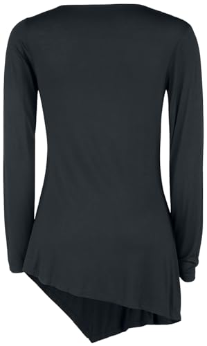 black-premium-by-emp-langarmshirt-schwarz-m-wasserfall image 8