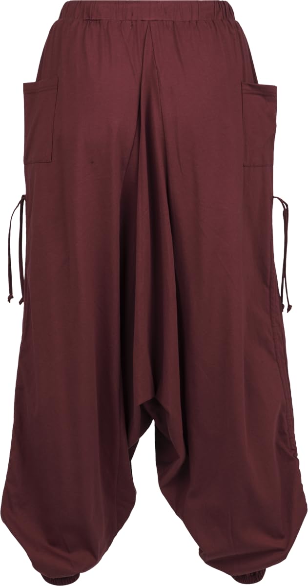 red-by-emp-hosen-damen-stoffhose-weinrot-mit-zugb-ndern image 3