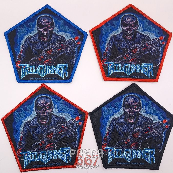 tailgunner-guns-for-hire-patch-aufn-her-gewebt-9-5-cm image 2