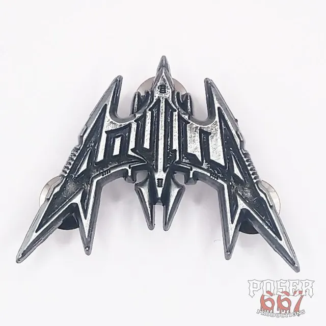 aquilla-logo-3d-pin-metall-antiksilber-5-cm image 1
