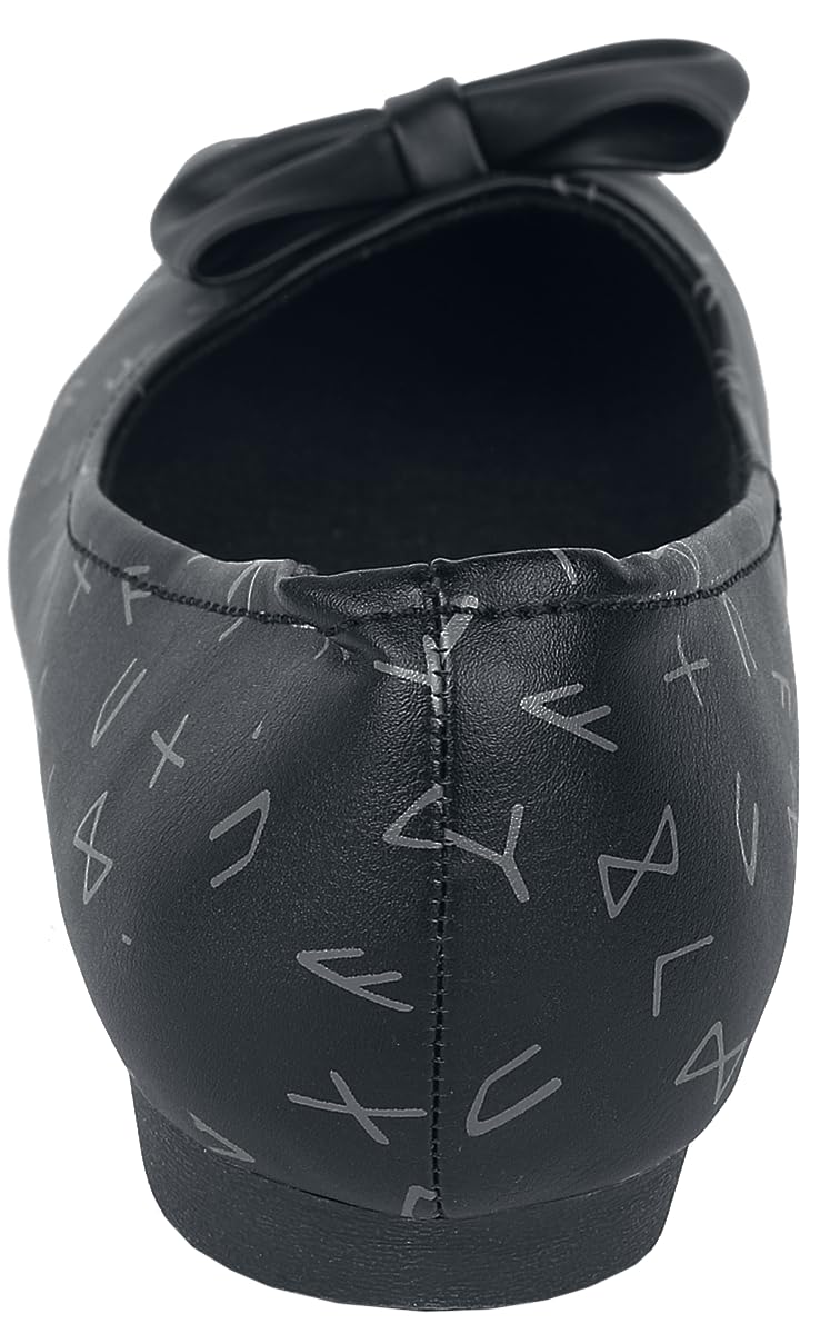 black-premium-by-emp-schwarze-ballerinas-schleife-print-39 image 2