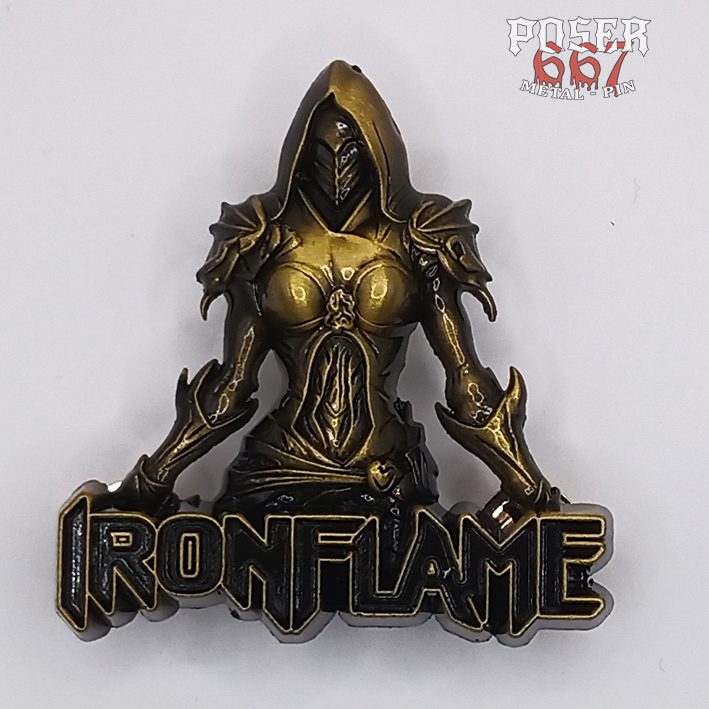 poser667-ironflame-compendium-3d-pin-antik-silber-5-cm image 3