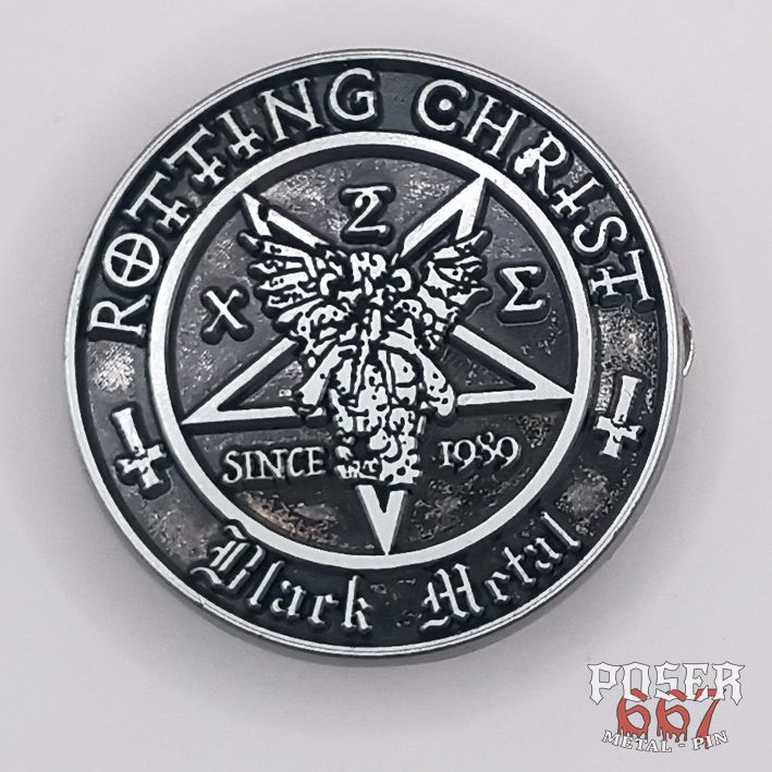 rotting-christ-since-1989-pin-metallpin-4-5-cm-silber image 1