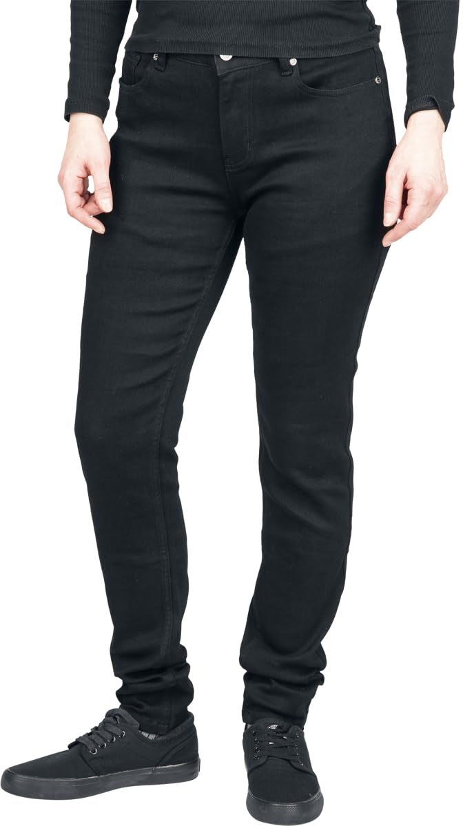 red-by-emp-skinny-fit-mid-rise-jeans-schwarz-damen-30w-30l image 1