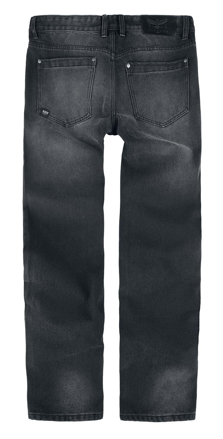 black-premium-by-emp-herren-jeans-schwarz-medium-rise-gerader-schnitt image 3