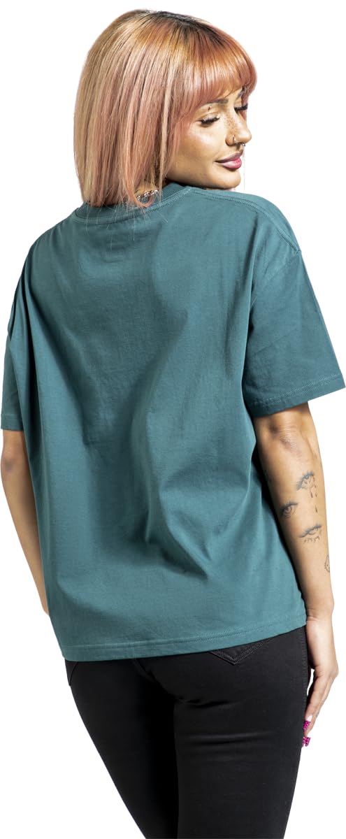 red-by-emp-basic-damen-t-shirt-gr-n-gr-e-l-casual image 6