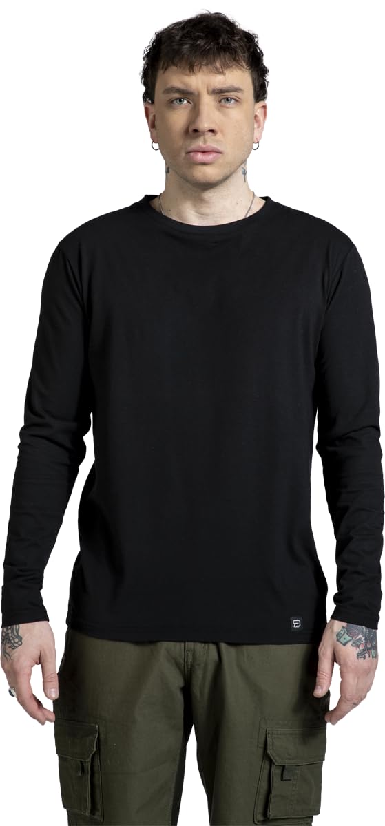 red-by-emp-longsleeves-herren-doppelpack-schwarz-oliv image 2