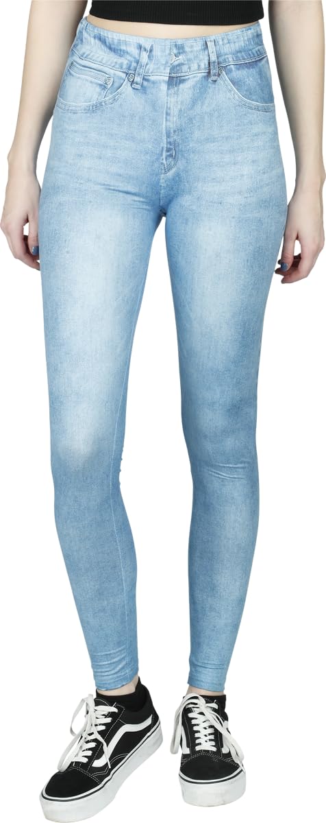red-by-emp-hosen-leggings-damen-blau-jeans-optik image 5