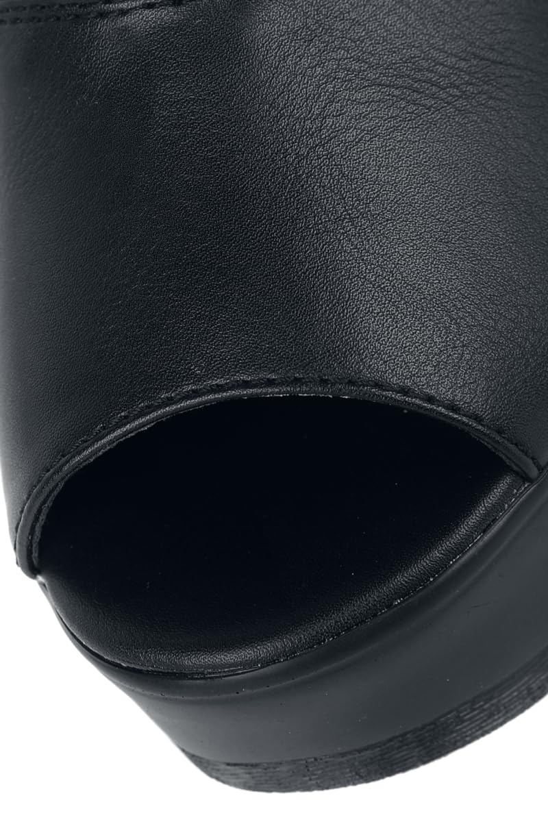 black-premium-damen-peeptoe-stiefelette-schwarz-mit-rei-verschluss image 2