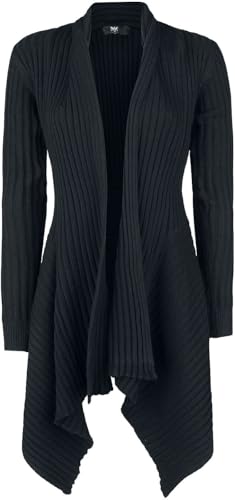 black-premium-by-emp-strick-cardigan-schwarz-m-schalkragen image 6