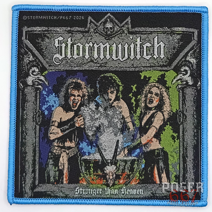 poser667-patch-stormwitch-stronger-than-heaven-9-5-cm-schwarz image 1