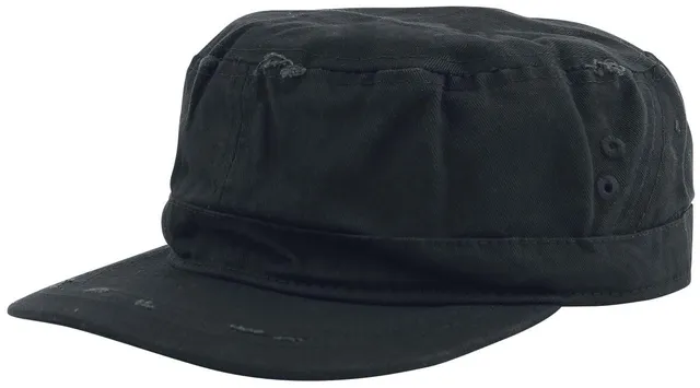 black-premium-army-cap-schwarz-vintage-unisex image 1