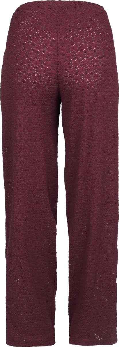 red-by-emp-lace-wide-pants-damen-stoffhose-bordeaux-m image 3