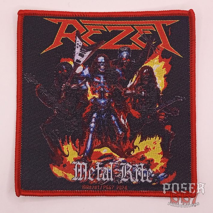 rezet-metal-rite-patch-aufn-her-gewebt-9-5x9-5-cm image 5