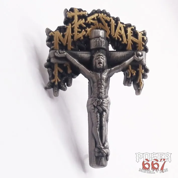 messiah-psychomorphia-3d-pin-metall-5-cm-double-plating image 1