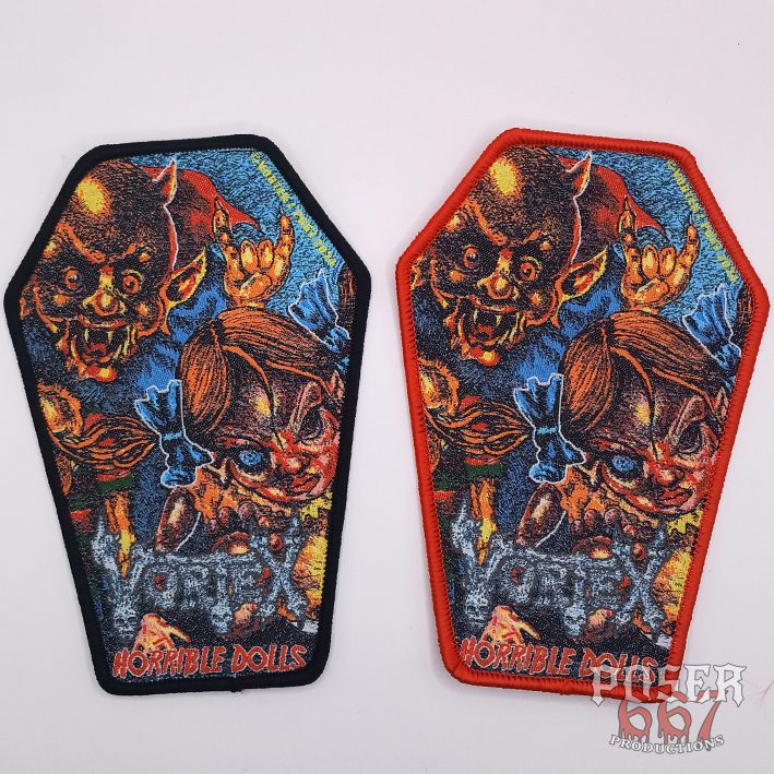 poser667-productions-vortex-horrible-dolls-patch-schwarz-11cm image 1