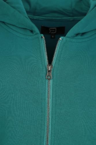 red-by-emp-kleid-damen-hoodiekleid-t-rkis-gr-l-kapuze image 7