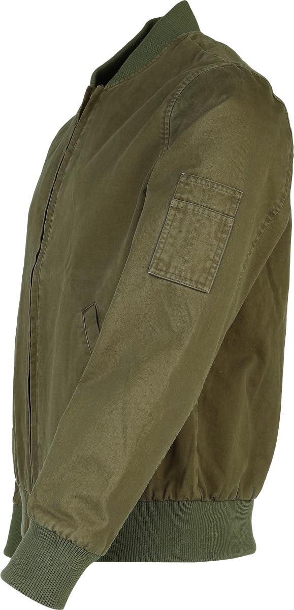 red-by-emp-washed-blouson-jacket-khaki-gr-e-l image 4